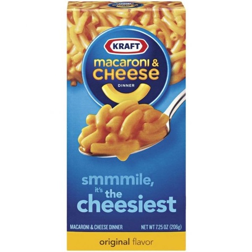 MACARRONES KRAFT CON QUESO  206G